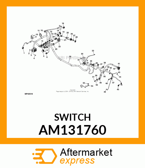 SWITCH, SWITCH, INVERTER RESET AM131760