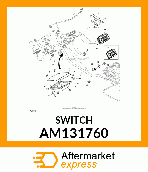 SWITCH, SWITCH, INVERTER RESET AM131760