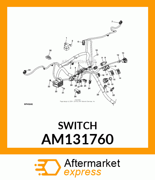 SWITCH, SWITCH, INVERTER RESET AM131760