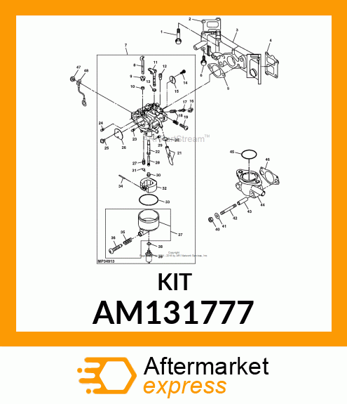 KIT, CARBURETOR REPAIR AM131777