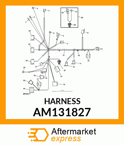 Wiring Harness AM131827