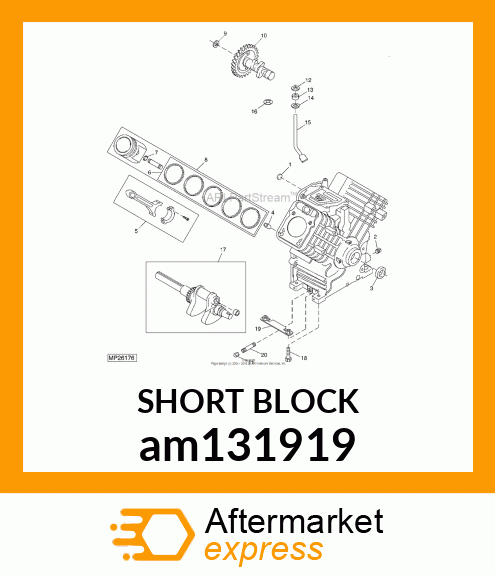 SHORT BLOCK am131919