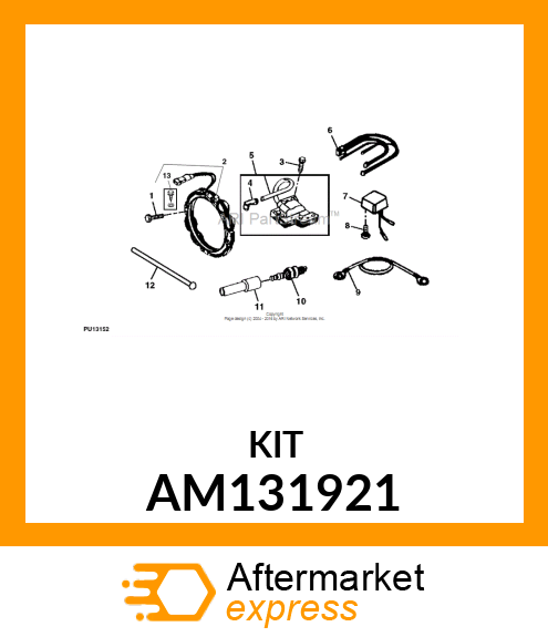 Wiring Lead - WIRE, ASSEMBLY AM131921