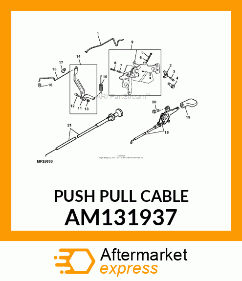 Push Pull Cable AM131937