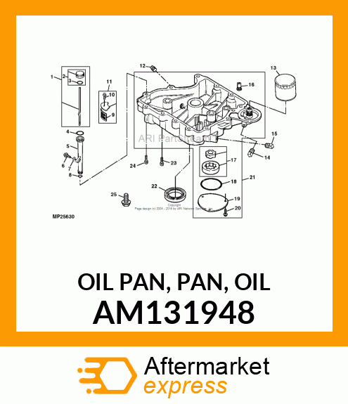 Oil Pan AM131948