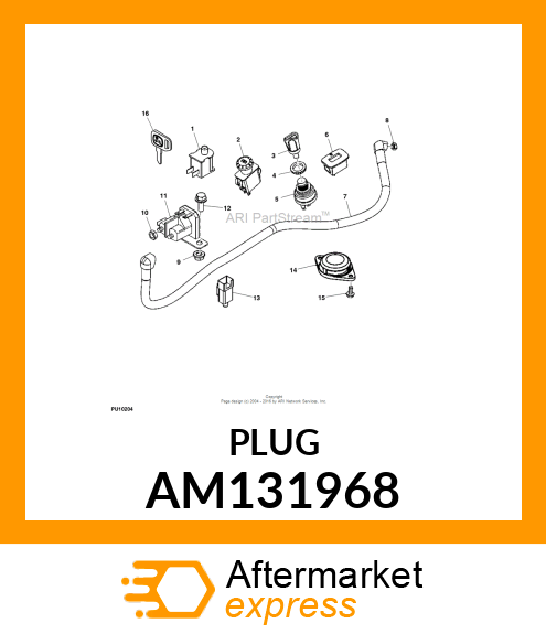 SWITCH, SWITCH, SEAT AM131968