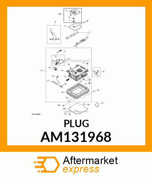 SWITCH, SWITCH, SEAT AM131968