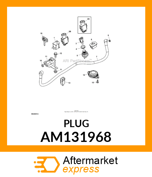 SWITCH, SWITCH, SEAT AM131968