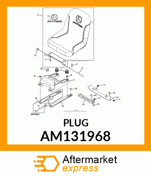 SWITCH, SWITCH, SEAT AM131968