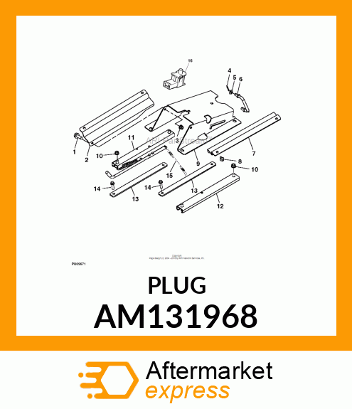 SWITCH, SWITCH, SEAT AM131968