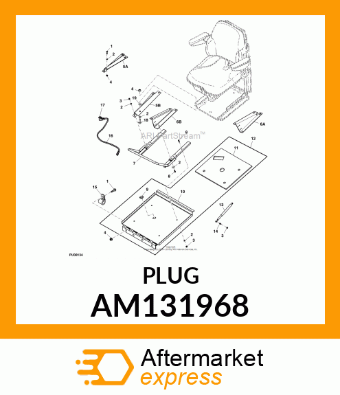 SWITCH, SWITCH, SEAT AM131968