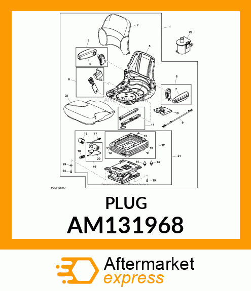 SWITCH, SWITCH, SEAT AM131968