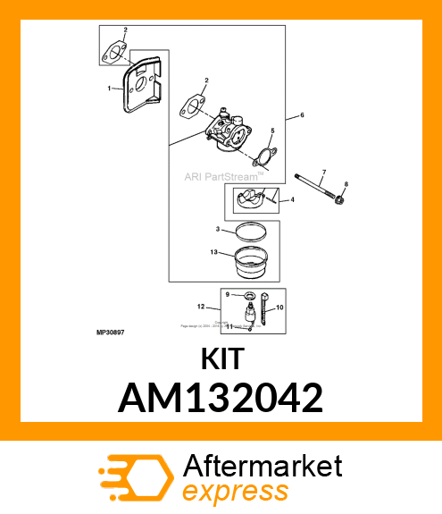 Carburetor Kit AM132042