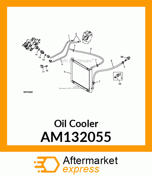 Oil Cooler AM132055