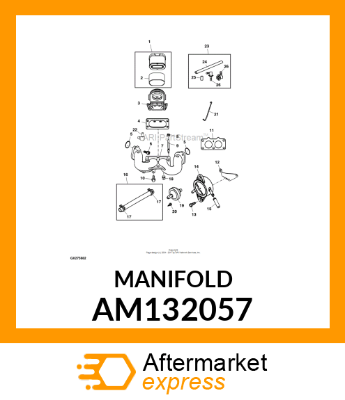 INTAKE MANIFOLD AM132057