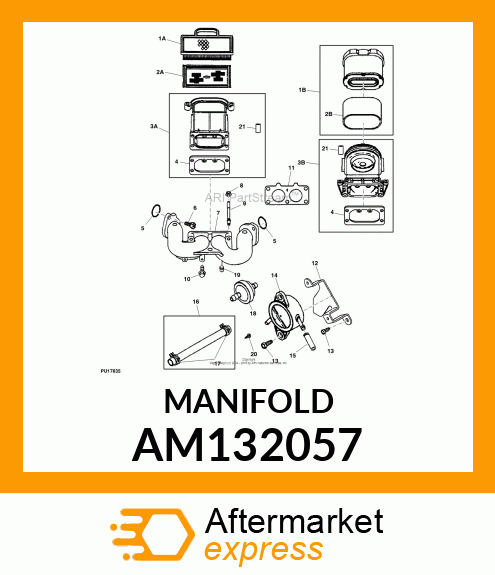 INTAKE MANIFOLD AM132057