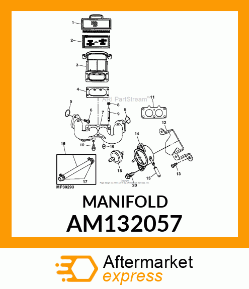 INTAKE MANIFOLD AM132057