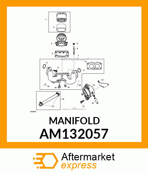 INTAKE MANIFOLD AM132057