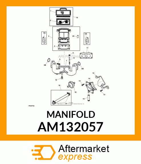 INTAKE MANIFOLD AM132057