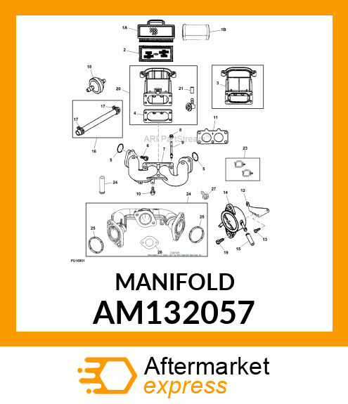 INTAKE MANIFOLD AM132057