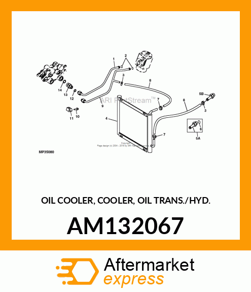 Oil Cooler AM132067