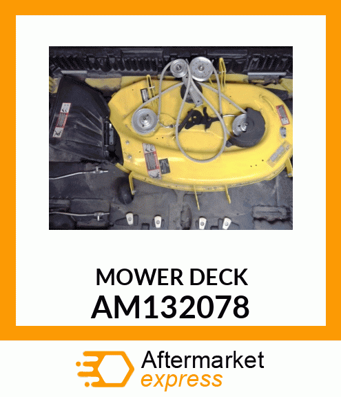 Mower Deck - DECK, W/CHUTE & LABELS 42C - SVC AM132078