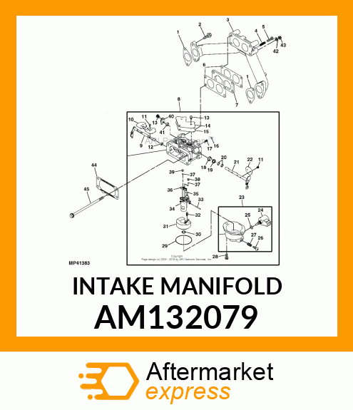 INTAKE MANIFOLD AM132079