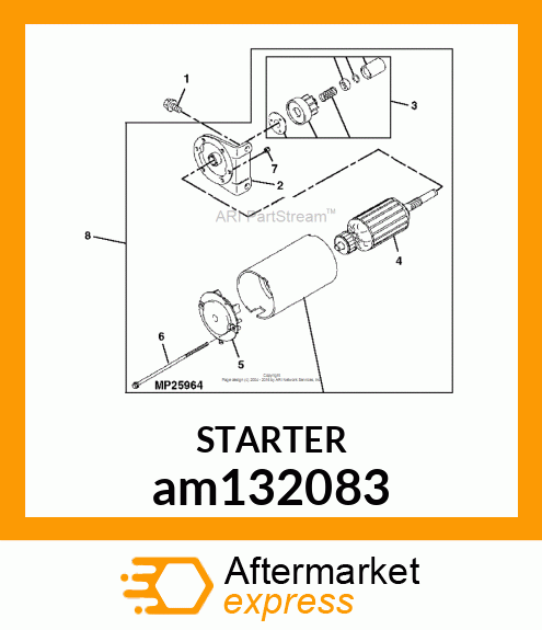 KIT, STARTER am132083