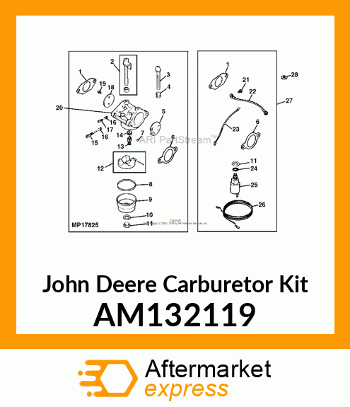 KIT, CARBURETOR AM132119