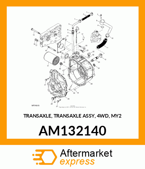 TRANSAXLE, TRANSAXLE ASSY, 4WD, MY2 AM132140