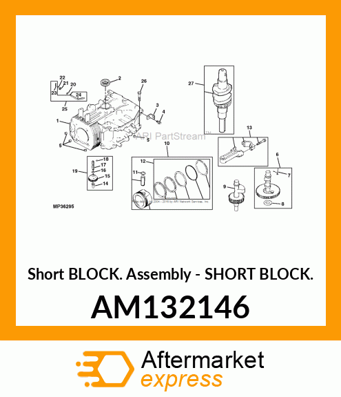 Short Block Assembly AM132146