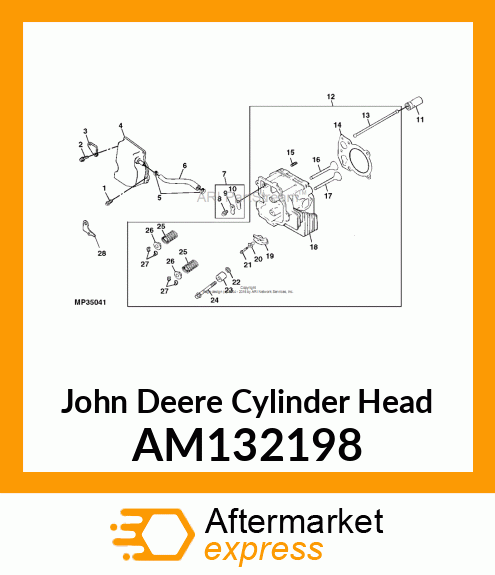 HEAD, CYLINDER AM132198