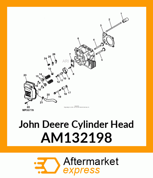 HEAD, CYLINDER AM132198