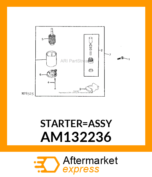 STARTER ASSEMBLY AM132236