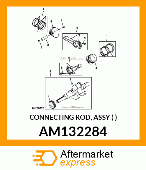 CONNECTING ROD, ASSY (AM132284 ) AM132284