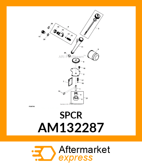 PUMP, ROTOR AM132287