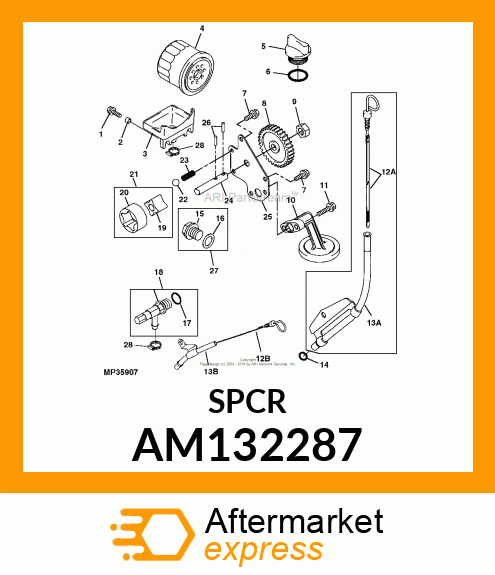 PUMP, ROTOR AM132287