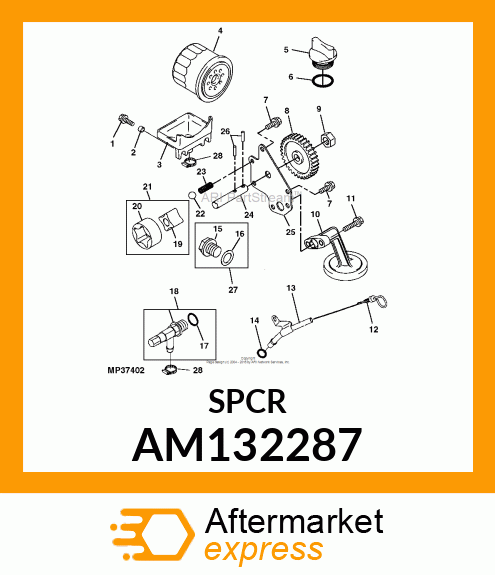 PUMP, ROTOR AM132287