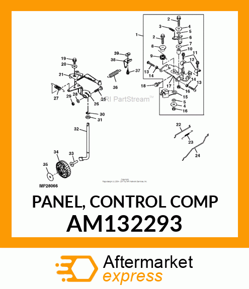 PANEL, CONTROL COMP AM132293