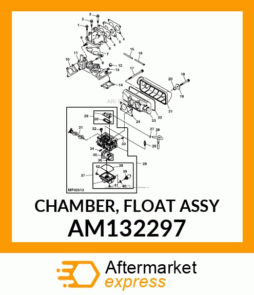 CHAMBER, FLOAT ASSY AM132297