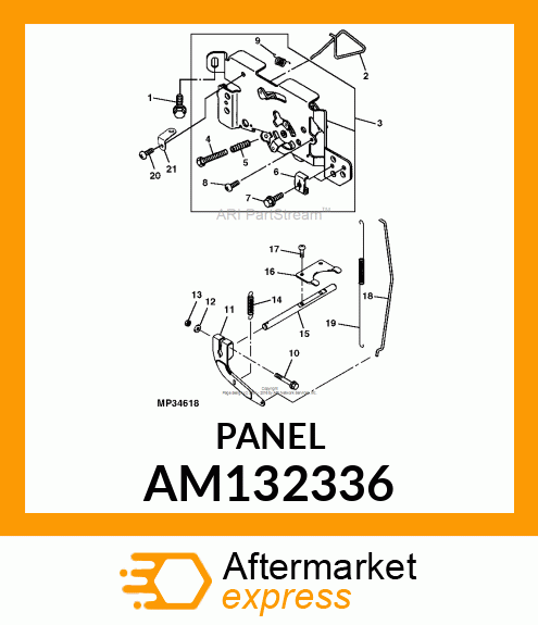 PANEL, CONTROL COMP AM132336