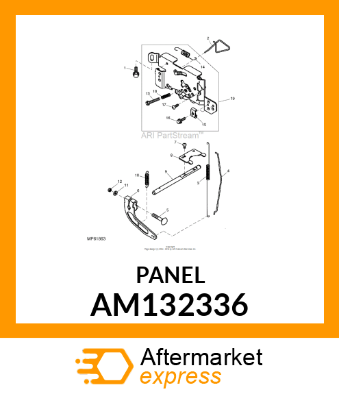 PANEL, CONTROL COMP AM132336