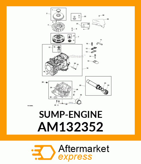 SUMP, ENGINE AM132352
