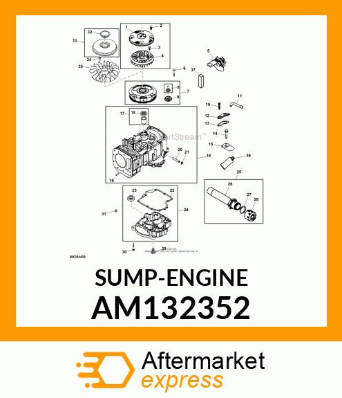 SUMP, ENGINE AM132352