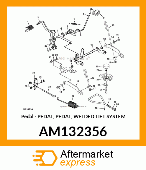 Pedal AM132356