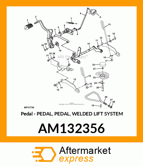 Pedal AM132356