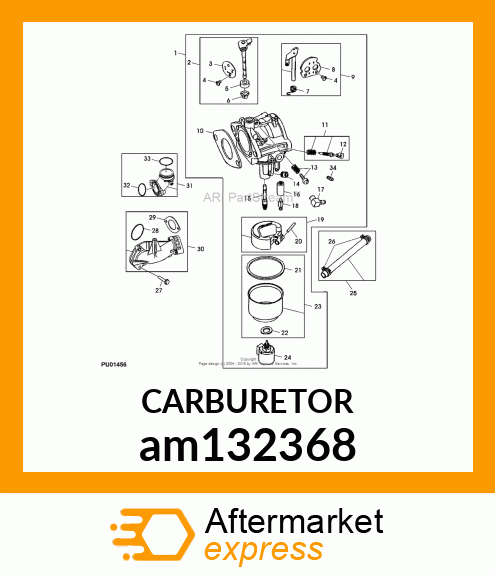 CARBURETOR am132368