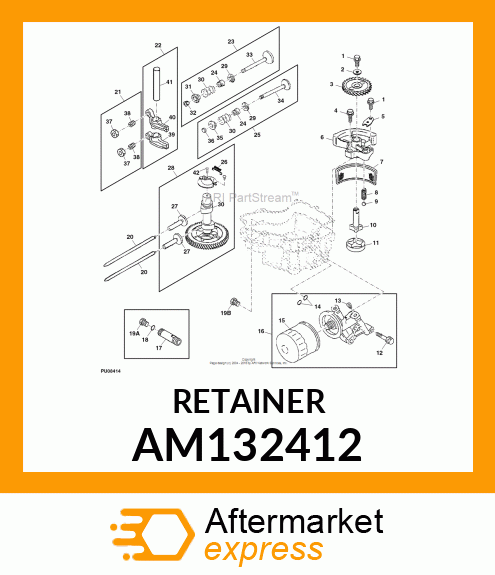 KIT, TWO HALVES OF VALVE COLLET AM132412