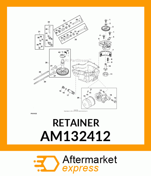 KIT, TWO HALVES OF VALVE COLLET AM132412