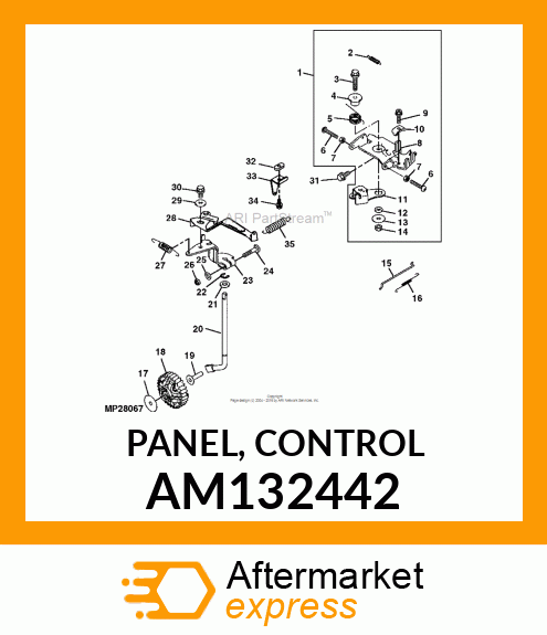 PANEL, CONTROL AM132442